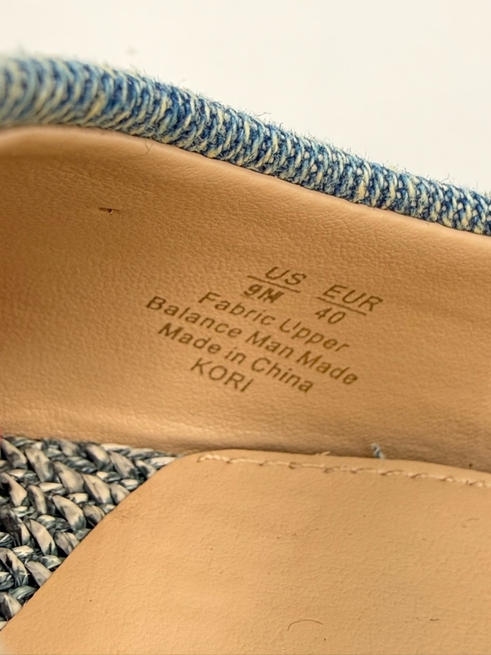 Sam Edelman Kori Blue Denim Platform Chunky Block Heel Ankle Strap Sandals SZ 9 - Picture 7 of 17